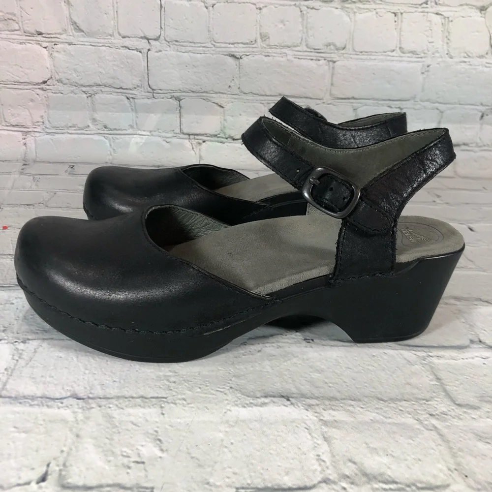 Dansko Sam Black Soft Full Grain Mary Jane 38 comfort - Picture 2 of 9